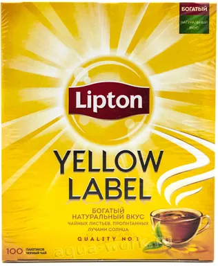 Чай Lipton Черный лимон 1,5 л | Холодный чай, квас | 