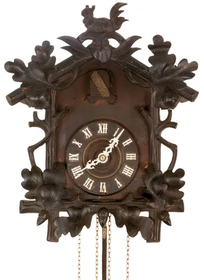 Timegear Часы с кукушкой деревянные на батарейках 6057С