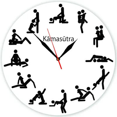 Настенные Часы Йога Поза Позы Силуэт Часы Surya Namaskar Последовательность  Без Тика От 5 002 руб. | DHgate