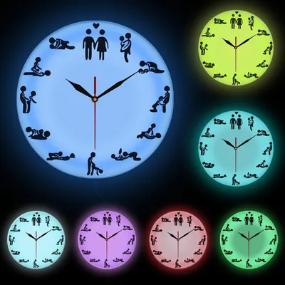 Новые Настенные часы с функцией секса, современный дизайн, Самоклеящиеся 3d  настенные часы для гостиной, зеркальные бесшумные кварцевые часы с  наклейками, клок | AliExpress