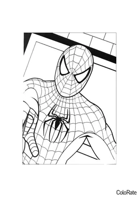 Картинка для торта "Человек-паук (Spider-Men)" - PT101635 печать на  сахарной пищевой бумаге