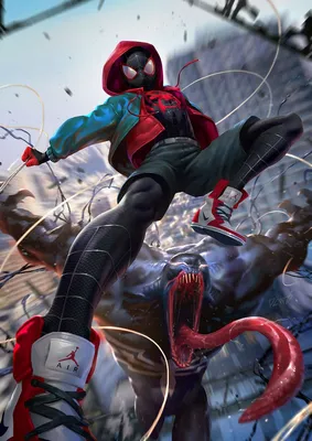 Miles Morales (Человек-паук, Майлз Моралес) :: Marvel (Вселенная Марвел) ::  INTO THE SPIDER-VERSE :: emit azure :: фэндомы / картинки, гифки,  прикольные комиксы, интересные статьи по теме.