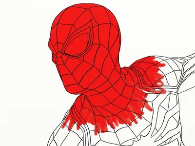 Человек паук мультяшный рисунок - 66 фото