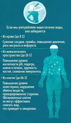 Сколько воды в человеке? Сколько процентов воды в теле? Мы Вас удивим