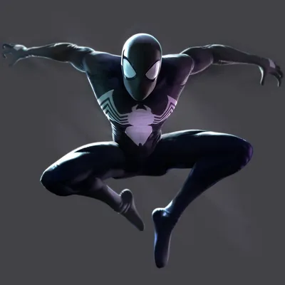 Коллекционная фигурка Человека-паука в чёрном костюме-симбиоте •