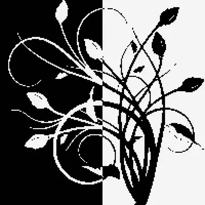 черно-белые схемы вышивки крестом маленькие - Пошук Google | Cross stitch  silhouette, Floral cross stitch, Cross stitch embroidery
