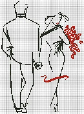 черно-белые схемы вышивки крестом маленькие - Пошук Google | Cross stitch  silhouette, Floral cross stitch, Cross stitch embroidery