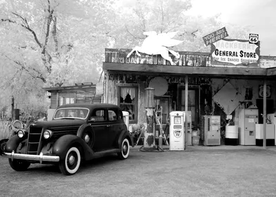 Фотообои Consalnet машины. Черно-белые автомобили 2463 в интерьере.  Фотообои в Украине в 2023 г | Фотообои, Черно-белое, Ретро