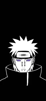 ЧБ ЧЕРНО БЕЛЫЕ ОБОИ НА ТЕЛЕФОН | Pain naruto, Naruto wallpaper iphone,  Anime naruto