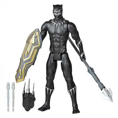 Фигурка Черная Пантера с аксессуарами оружия Black Panther Hasbro E7388 ➦  купить в интернет магазине , цена 1156 грн.