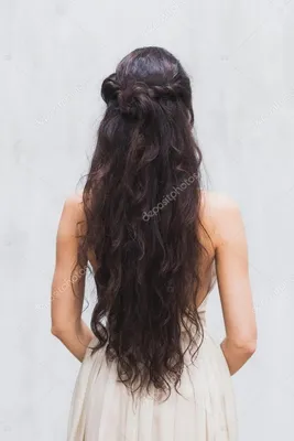 7073 накладка из натуральных волос черный цвет волнистая структура сзади  волосы удлиненны — цена 928 грн в каталоге Волосы для наращивания ✓ Купить  женские вещи по доступной цене на Шафе | Украина #110158352