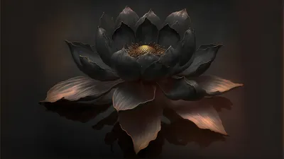 Черный лотос цветок - 80 фото