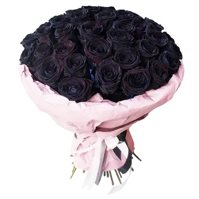 Черные розы 9 шт. купить с доставкой в Москве. Цена от 3150 ₽