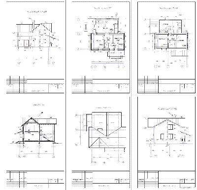 Бесплатный проект дома: полный комплект чертежей с описанием и  рекомендациями. Фото чертежей.