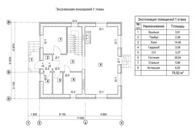 Архив проектов домов, коттеджей, бань