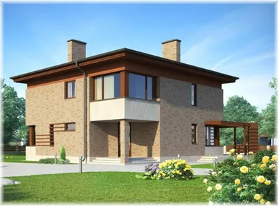 Дом на две семьи / Бесплатные проекты / Продажа проектов / Строительство /  Inprof grupp