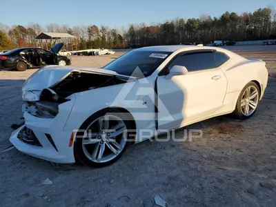 Обои два автомобиля зелёный и черный chevrolet camaro на дороге