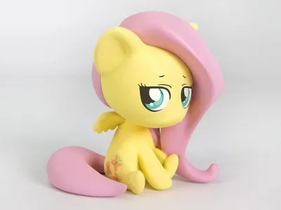 My Little Pony Fluttershy Brony MLP Hasbro Studio Chibi Series 2 Vinyl  Collectible WeLoveFine (1 Count) - 