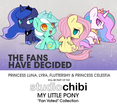 My Little Pony MLP Chibi Vinyl Series 2 - Celestia - 