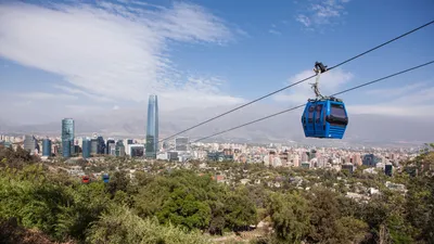 Google Map of Santiago de Chile, Chile's capital city - Nations Online  Project