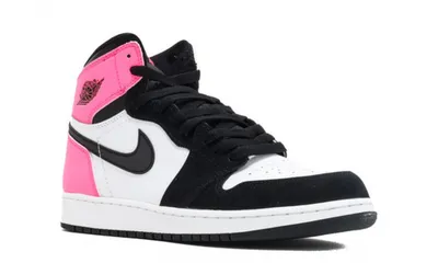 Зимние женские кроссовки Nike Air Jordan 1 Retro Winter Black Pink (черно  розовые) Найк Джордан Ретро с мехом (ID#1698783681), цена: 2450 ₴, купить  на 