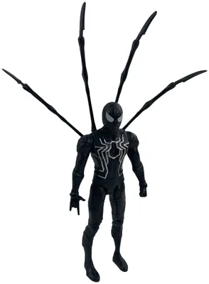 Игрушка Человек-паук черный, 17,5 см — купить в интернет-магазине по низкой  цене на Яндекс Маркете