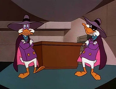 Фигурка Чёрный Плащ (Darkwing Duck Q-Fig) — Quantum Mechanix