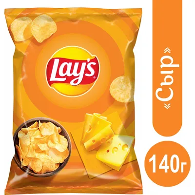 Лэйс Lay's Рифленые чипсы картофельные Сметана и лук 225 гр купить оптом