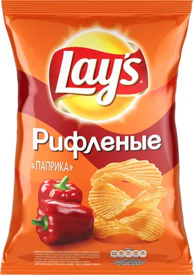 Чипсы LAYS рифленые, паприка, 150 г — Домашние традиции