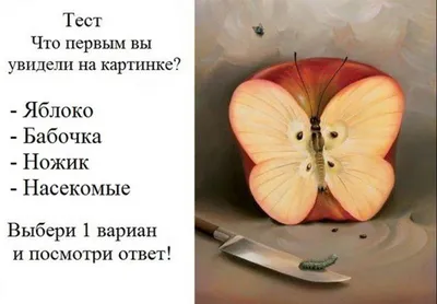 Что вы увидели на картинке первым? Ответ почти со 100 %-ной точностью  расскажет все о вас / AdMe