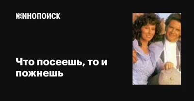 Что посеешь, то и пожнешь (сериал, 1 сезон, все серии), 1991 — описание,  интересные факты — Кинопоиск