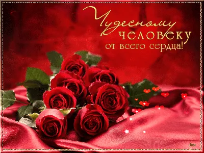 Чудесному человеку | Red roses, Rose, Free greeting cards