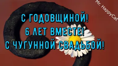 6 лет, годовщина свадьбы: поздравления, картинки - чугунная свадьба (12  фото) 🔥 Прикольные картинки и юмор