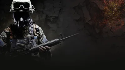 Обои оружие, фон, винтовка, штурмовая, CS:GO картинки на рабочий стол,  раздел минимализм - скачать