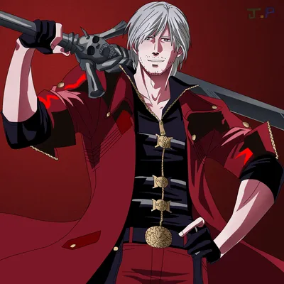 Dante Devil May Cry Anime Manga Wall Poster Scroll - 