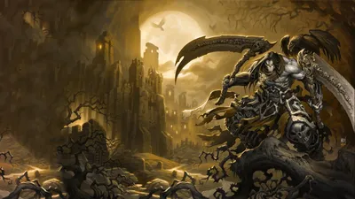 Darksiders 2 :: Darksiders :: fantasy art :: красивые картинки :: Death ::  Игры :: art (арт) / картинки, гифки, прикольные комиксы, интересные статьи  по теме.