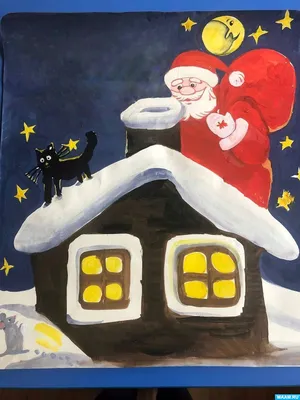 Дед Мороз читает письма детей и …» — создано в Шедевруме