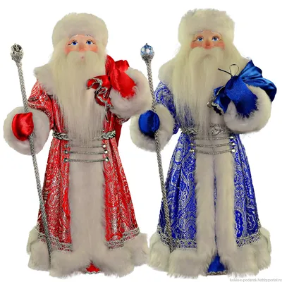 Дед Мороз с мешком подарков, 42 см