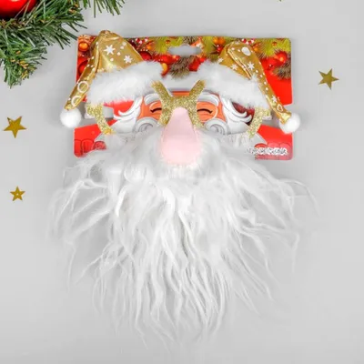 F Мини-фигура, Дед Мороз в очках/Santa Glasses, 14"/36 см, 5 шт. – купить в  интернет-магазине, цена, заказ online
