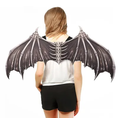 Крылья кость демона с ремнями складные крылья для Хэллоуина карнавала  косплея костюма аксессуары на день рождения маскарадные реквизиты для  вечеринки | AliExpress
