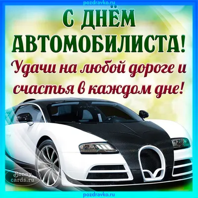 День Водителя!ВидеоПоздравление Водителя Профессионала и Автомобилиста  Любителя🌷Открытка - YouTube