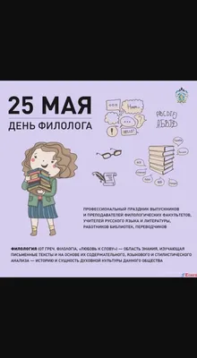 25 мая - День филолога — Екатерина Брандукова на 