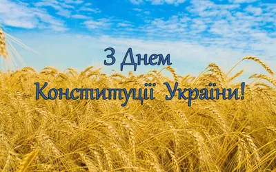 День Конституции Украины 28 июня - поздравления и открытки | РБК Украина