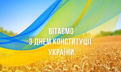 День Конституции Украины 2022 поздравления — пожелания мира и добра,  открытки и картинки на 28 июня - Телеграф