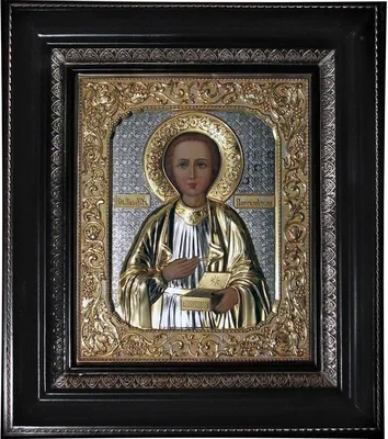 Икона святого великомученика Пантелеймона Целителя 27x31 – купить в  интернет магазине в Москве