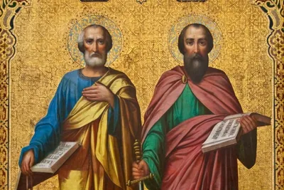Какой сегодня праздник : церковный праздник День Петра и Павла  отмечают в России - 