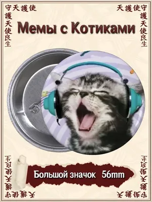 Значки Мемы с Котиками. Смешные коты ВТренде 144944468 купить за 188 ₽ в  интернет-магазине Wildberries