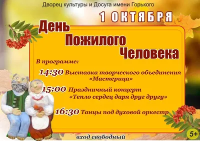 День пожилого человека! — База отдыха им. А.И. Покрышкина в Омской области