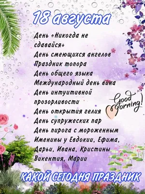 Сегодня 18 августа День смеющихся ангелов... Пусть ангел взгляд не отводя  Присмотрит за тобою.... Обсуждение на LiveInternet - Российский Сервис  Онлайн-Дневников