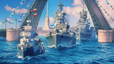 Парад кораблей на День ВМФ 2020 | World of Warships - YouTube